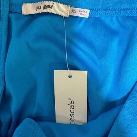 Francesca‘s ladies juniors  spaghetti strap summer dress blue size XS NWT - Picture 6 of 10